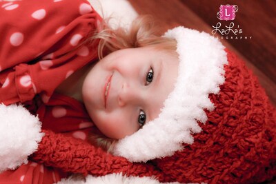 Fuzzy Baby Santa Hat - image3